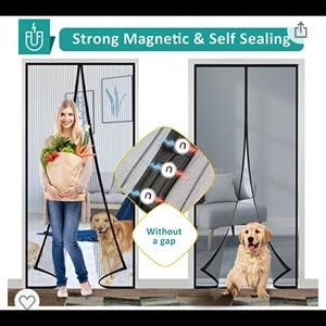 Still in package- Never used- Magnetic screen door